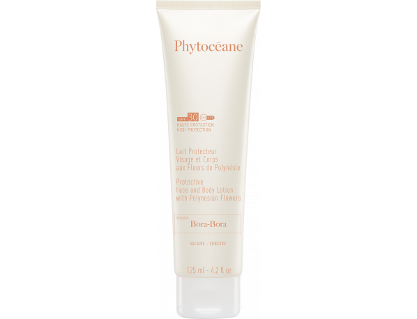 Protective Face and Body Lotion SPF30 with Polynesian Flowers